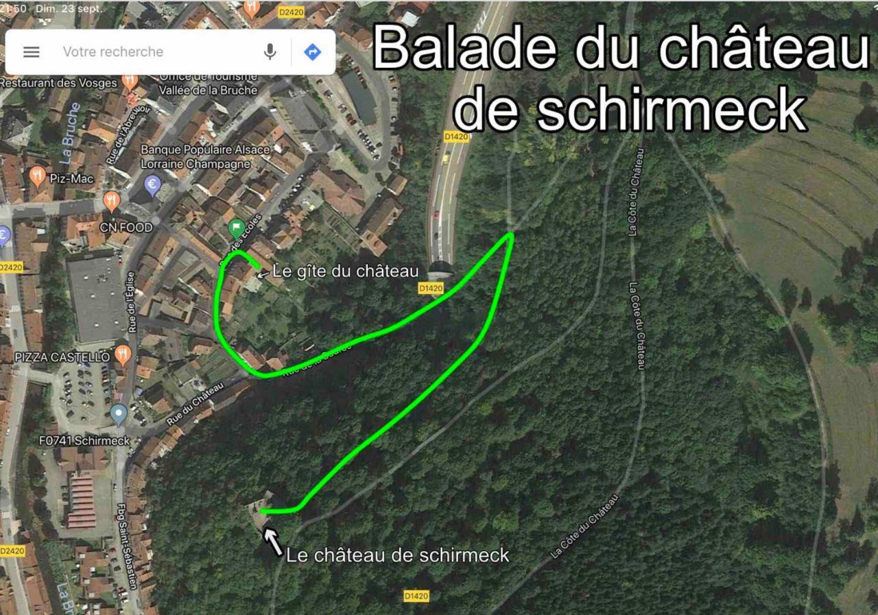 Le Gite Du Chateau Dans Le Centre De Schirmeck Exterior foto
